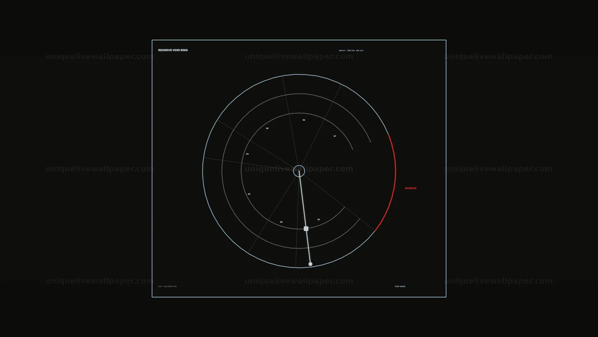 Radar Threat Warning HUD Seamless Loop