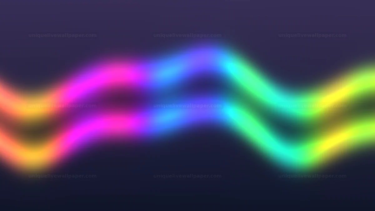 Watermarked thumbnail for Colorful Abstract Light Ribbons Seamless Loop