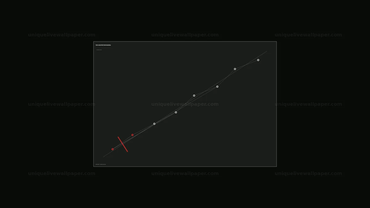 Minimalist Data Graph HUD Seamless Loop
