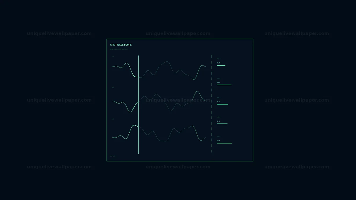 Watermarked thumbnail for Waveform Data Monitoring HUD Seamless Loop