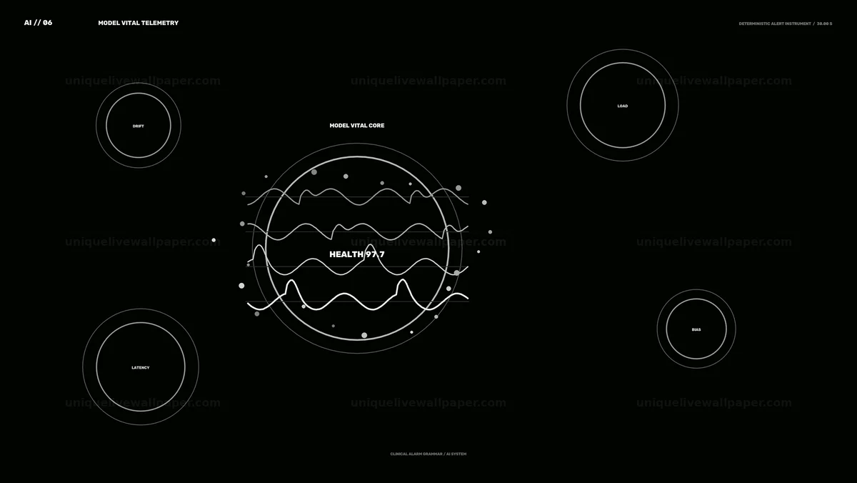 Watermarked thumbnail for AI System Alert Status HUD Seamless Loop