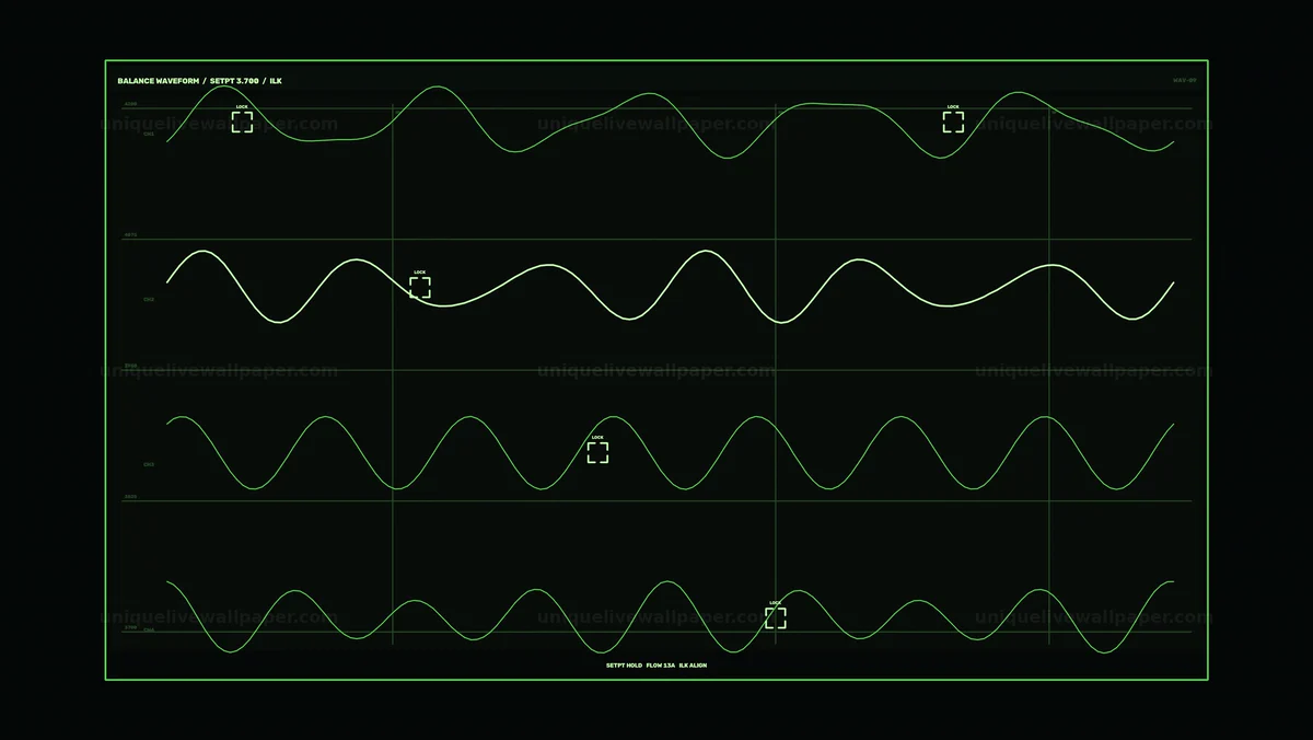 Battery Balance Monitoring Dashboard Animation Seamless Loop