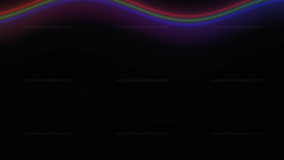 RGB Color Channel Wave Lines Seamless Loop