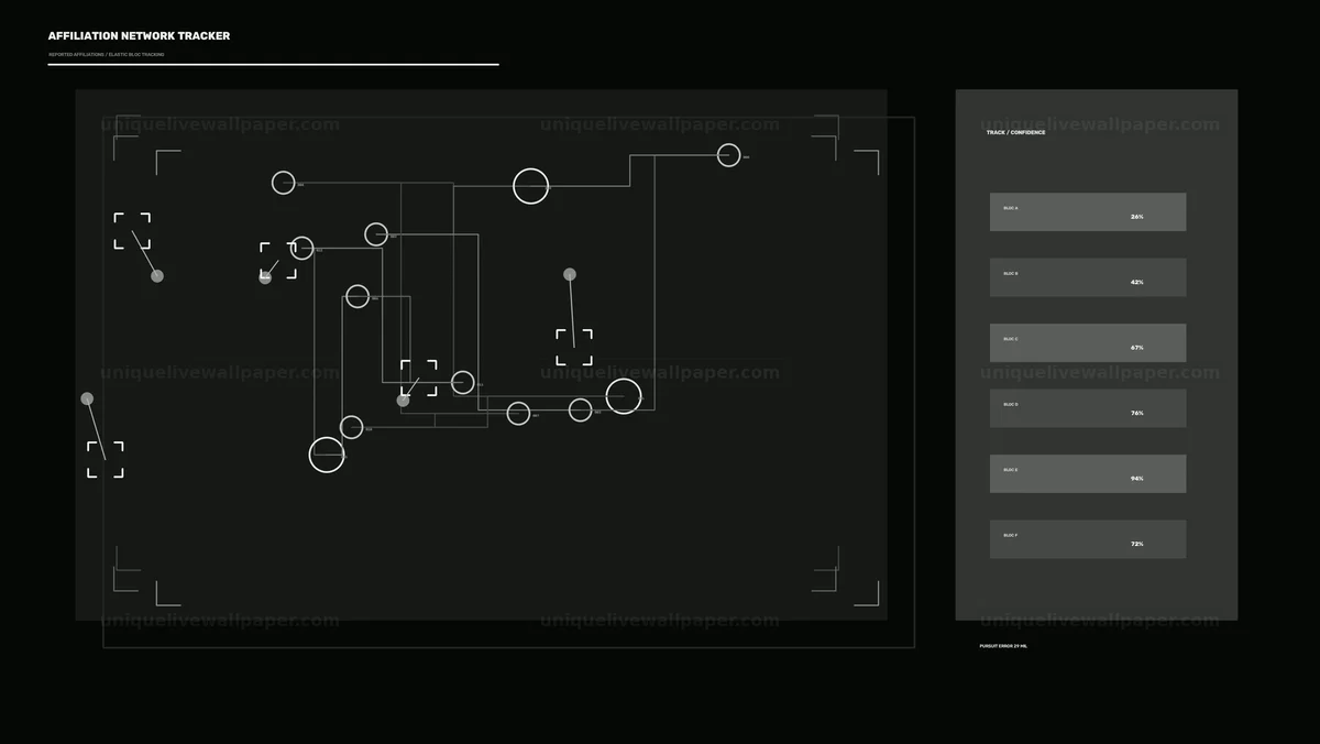 Political Ideology Sensor System HUD Seamless Loop