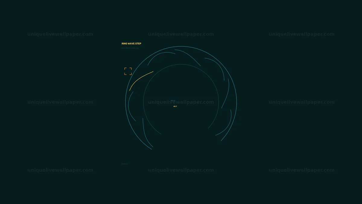 Watermarked thumbnail for Circular Data HUD Seamless Loop