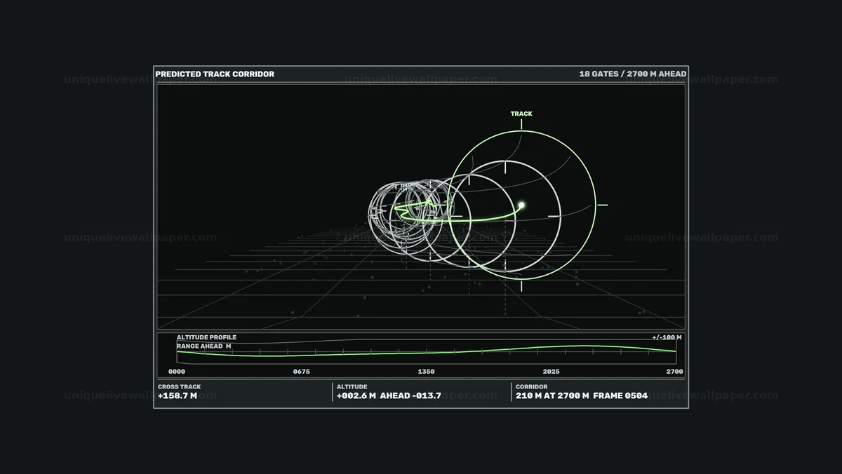 Watermarked thumbnail for Complex Target Tracking HUD Seamless Loop