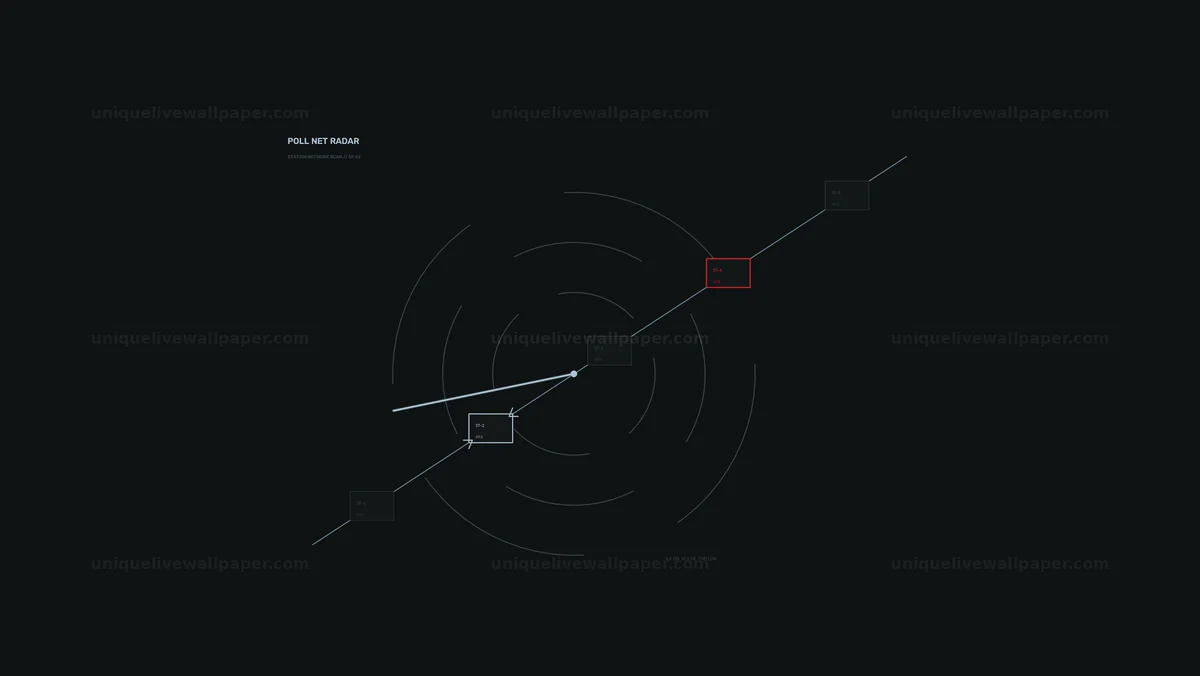 Watermarked thumbnail for Election Polling Display Radar HUD Seamless Loop