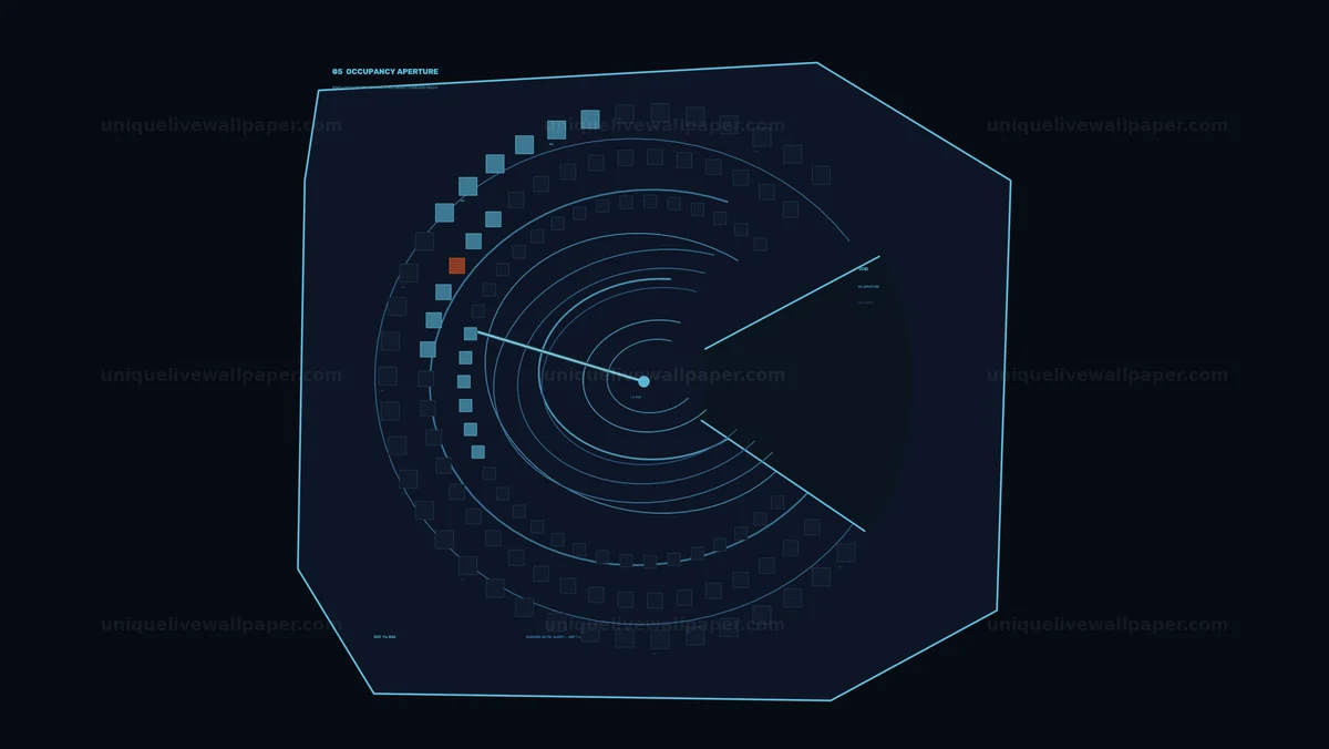 Spacecraft Sensor Sweep HUD Seamless Loop