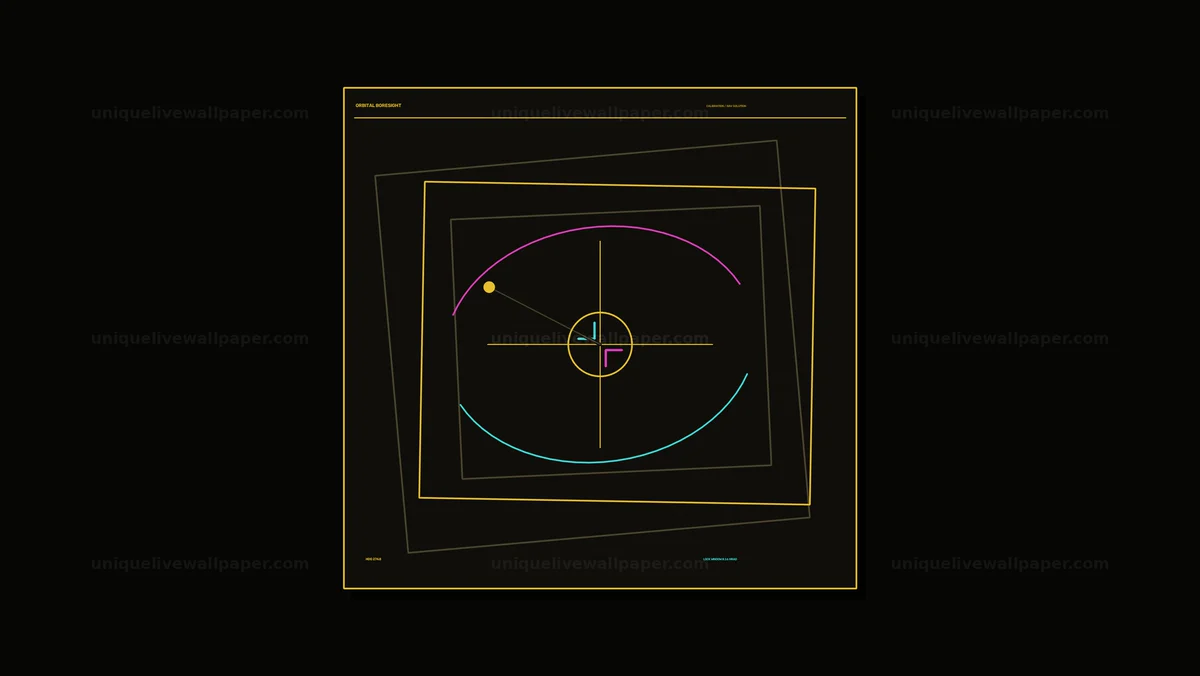 Digital Targeting Control Panel HUD Seamless Loop