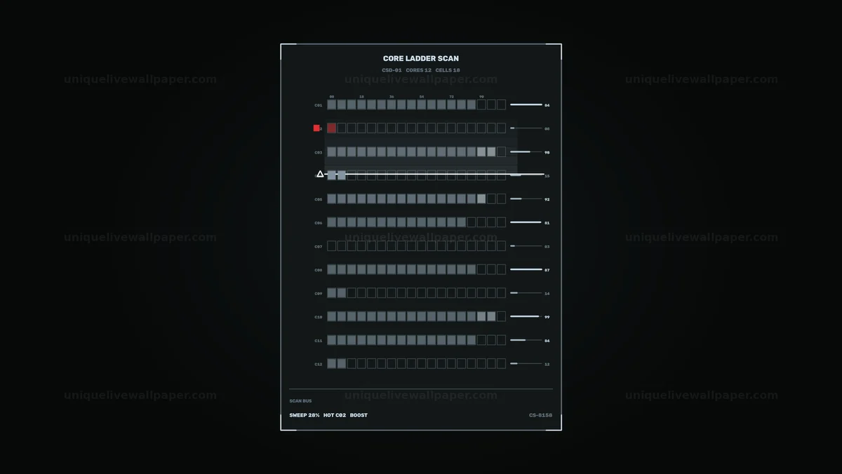 Watermarked thumbnail for AI Computational Status Display Seamless Loop