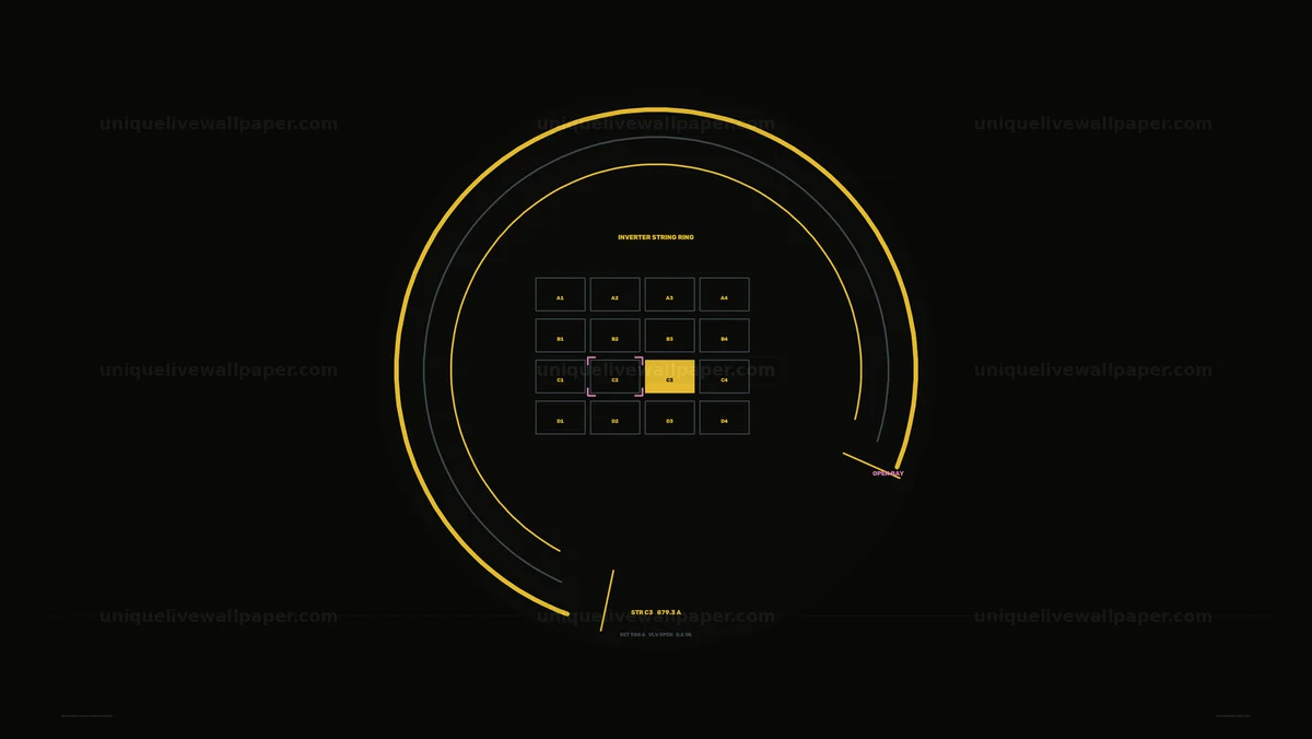 Watermarked thumbnail for Renewable Energy Inverter Monitoring HUD Seamless Loop