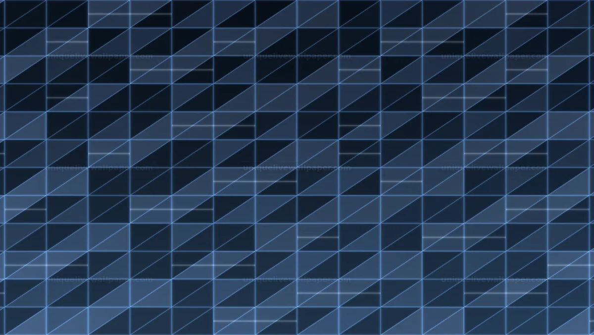 Watermarked thumbnail for Blue Glowing Geometric Grid Seamless Loop