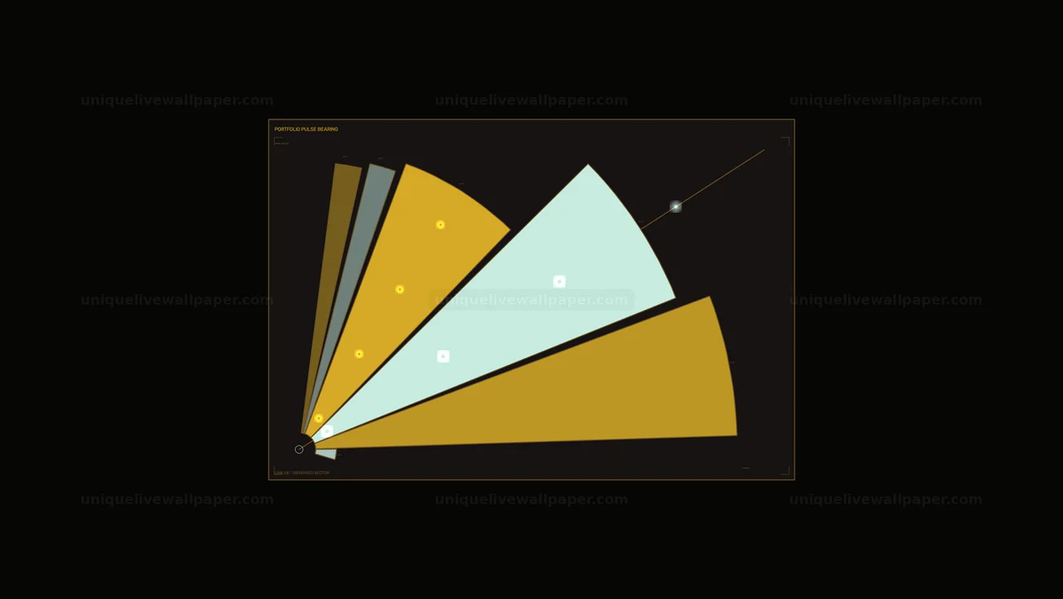 Watermarked thumbnail for Portfolio Pulse Radial Data HUD Seamless Loop