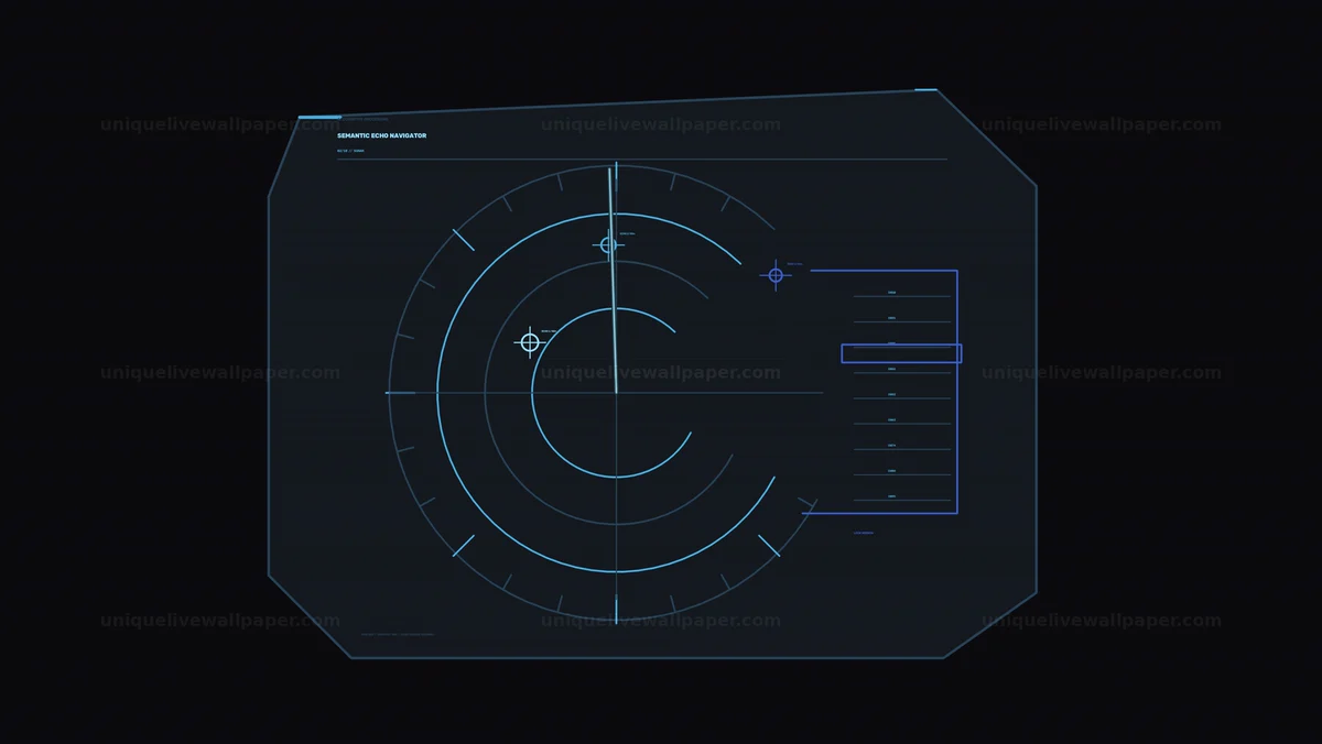 AI Cognitive Processing HUD Seamless Loop