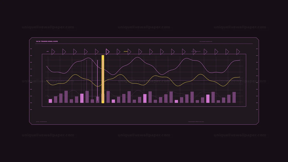 Watermarked thumbnail for AI Research Visualization HUD Seamless Loop