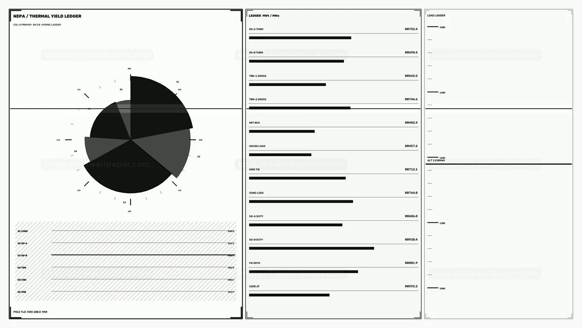 Nuclear Energy Production Analytics HUD Seamless Loop