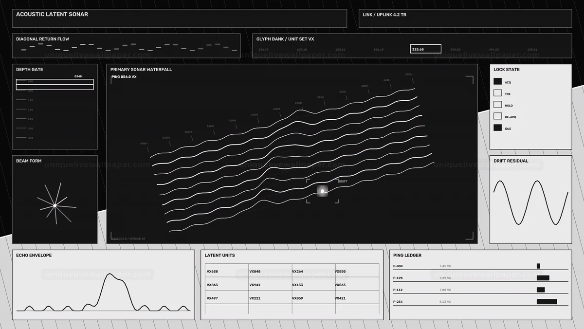 Watermarked thumbnail for Advanced AI Sonar HUD Interface Seamless Loop