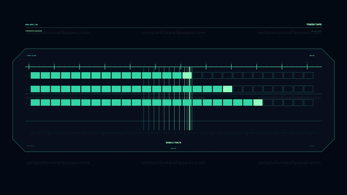 Watermarked thumbnail for AI Model Operations HUD Token Tape Seamless Loop