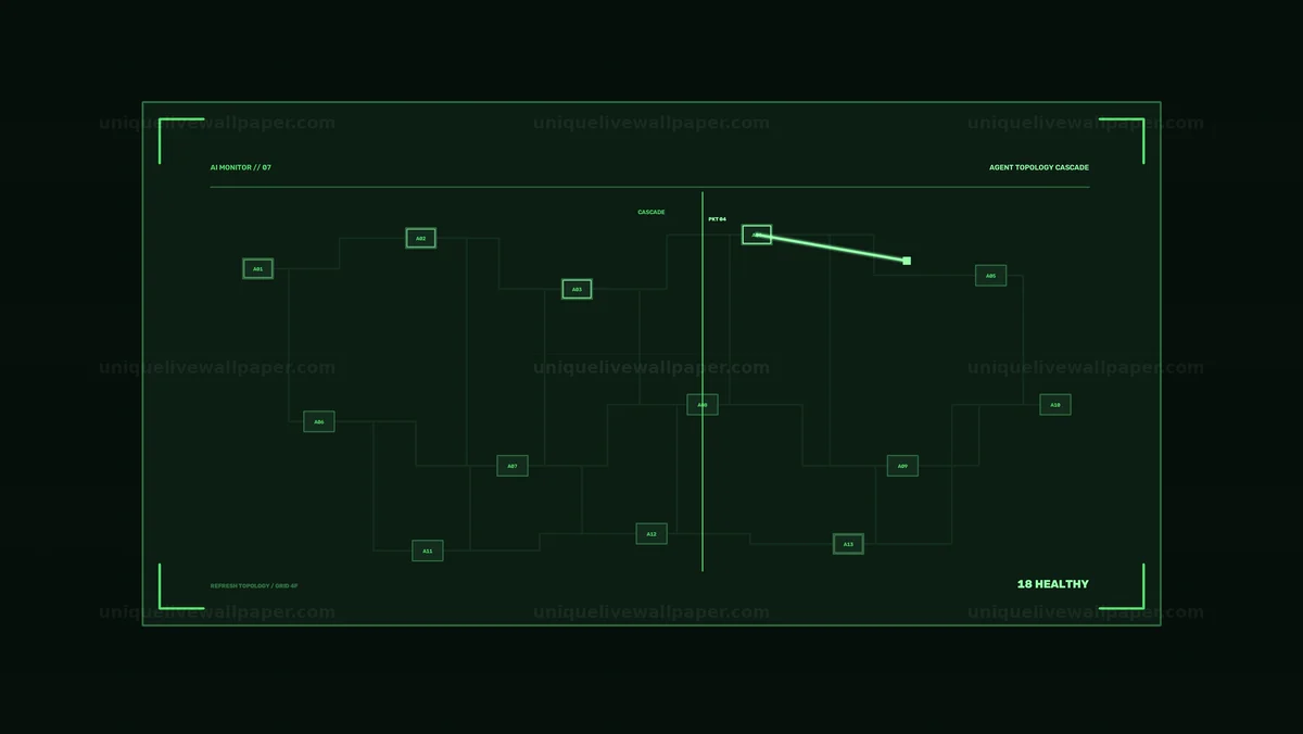 Watermarked thumbnail for AI Monitoring Network Topology Seamless Loop