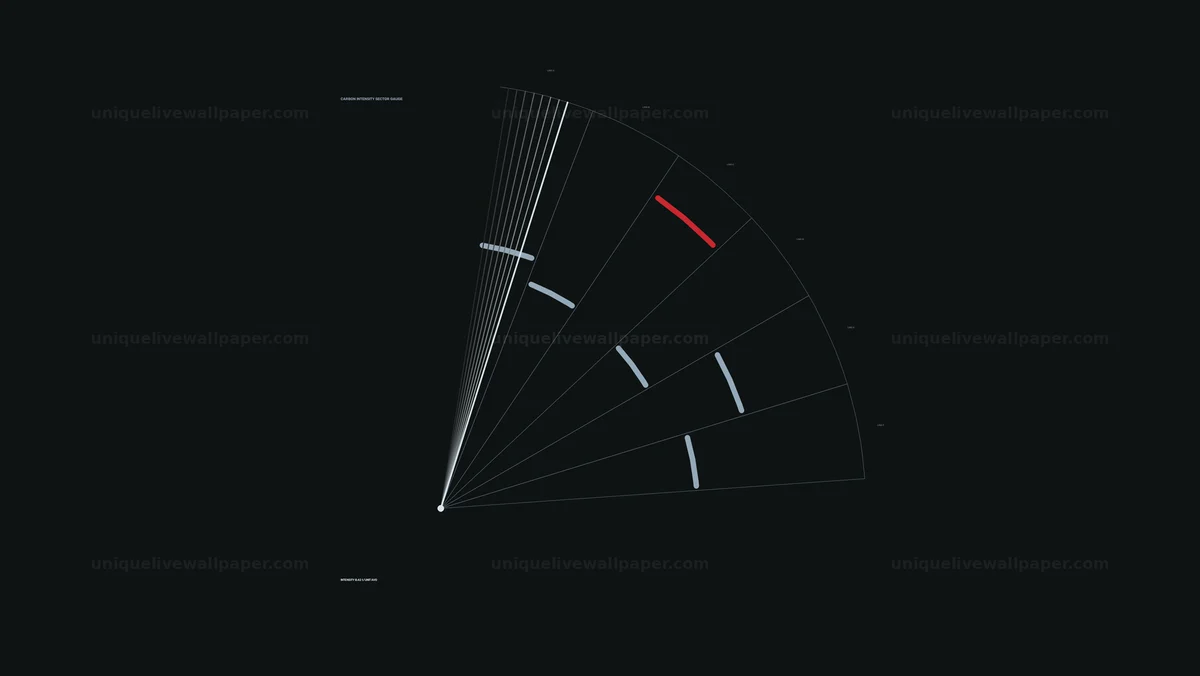 Carbon Emissions Reduction HUD Seamless Loop