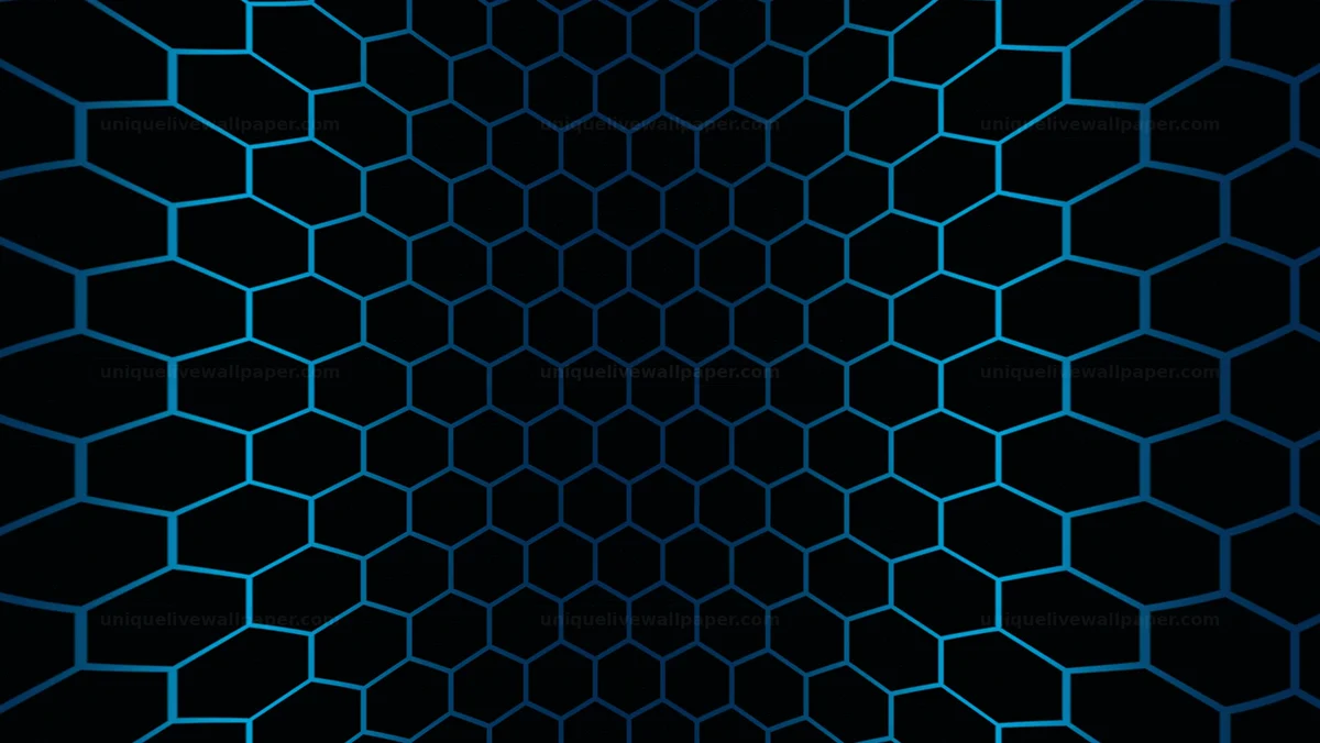 Watermarked thumbnail for Futuristic animated hexagonal grid background with motion graphics