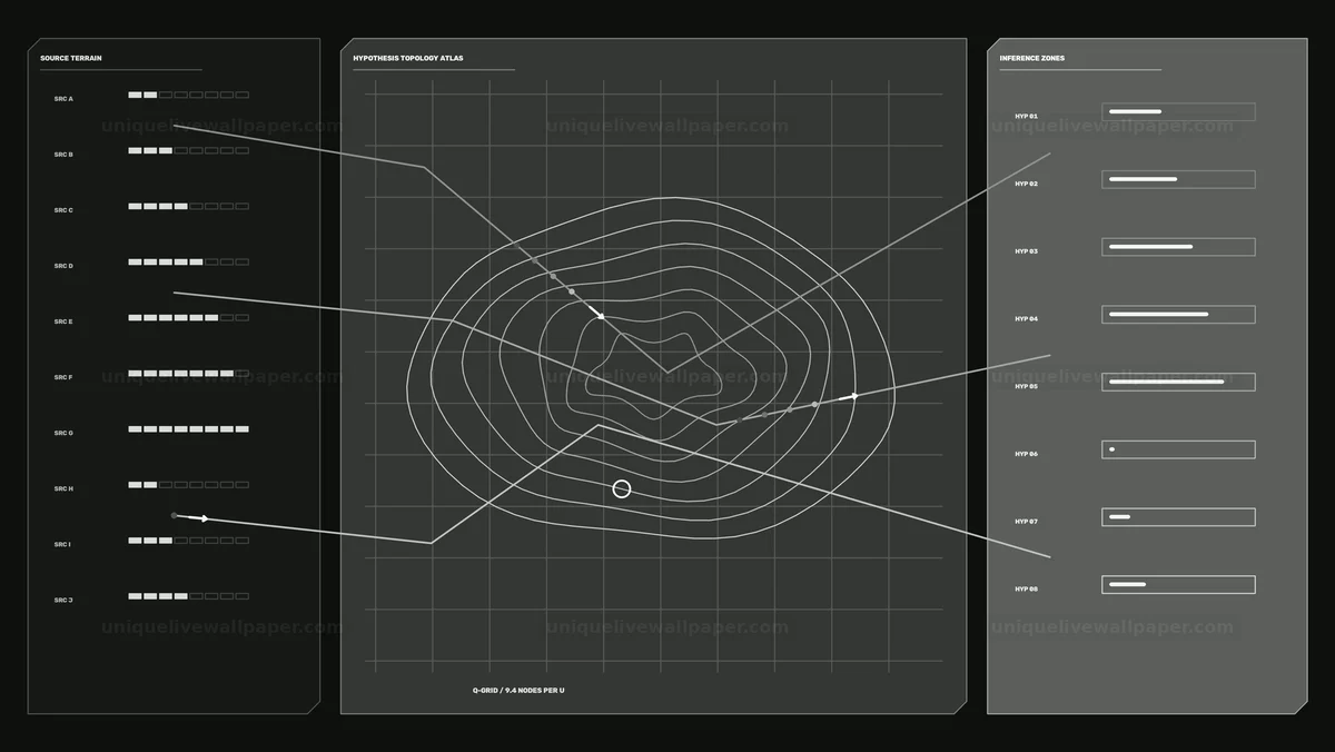 AI Reasoning Confidence HUD Seamless Loop