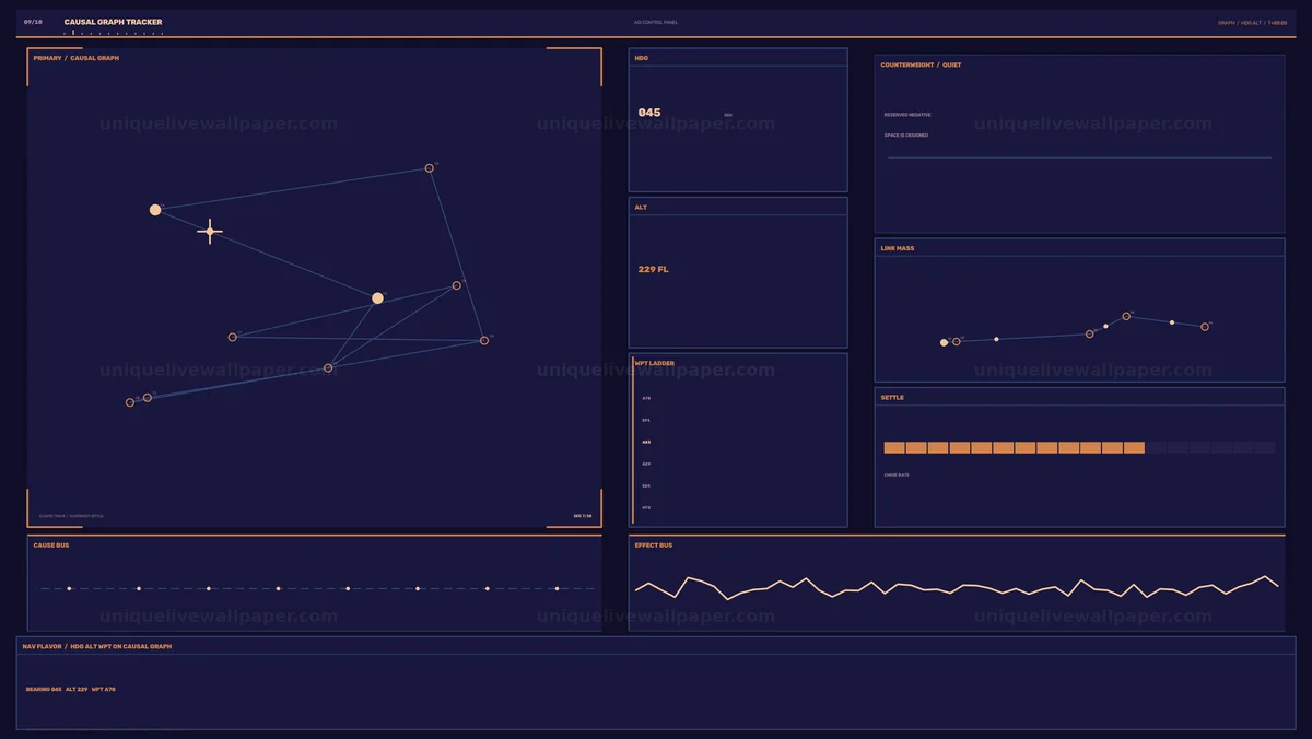 Watermarked thumbnail for Causal Graph Navigation HUD Seamless Loop