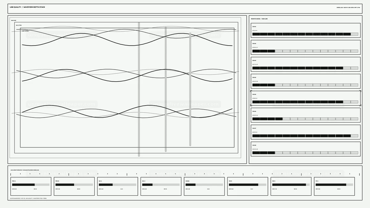 Industrial Network Monitoring Dashboard Seamless Loop