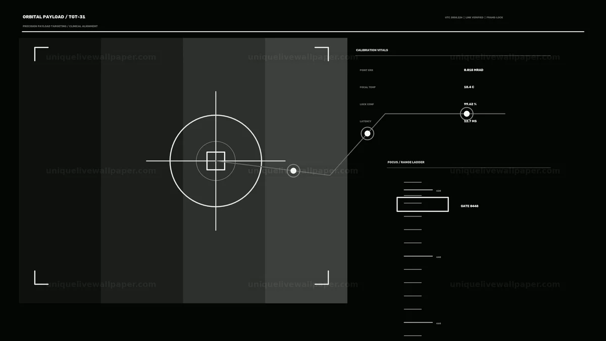 Satellite Payload Monitoring HUD Seamless Loop