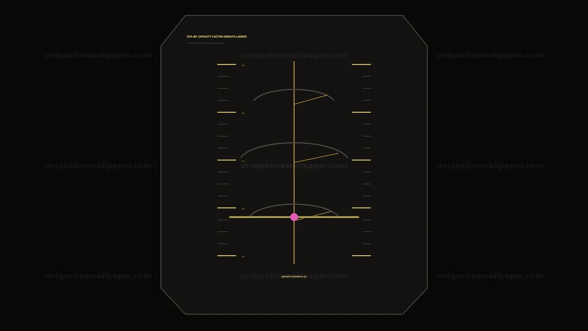 Solar Energy Capacity Factor HUD Seamless Loop