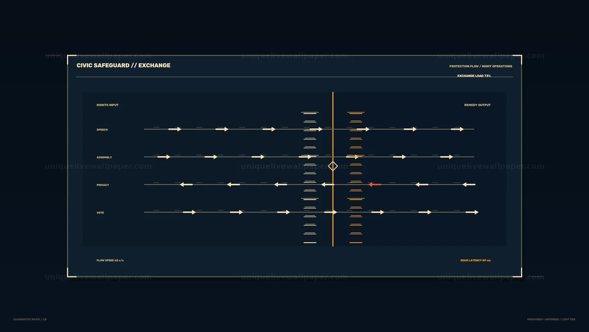 Civil Liberties Diagnostic HUD Seamless Loop