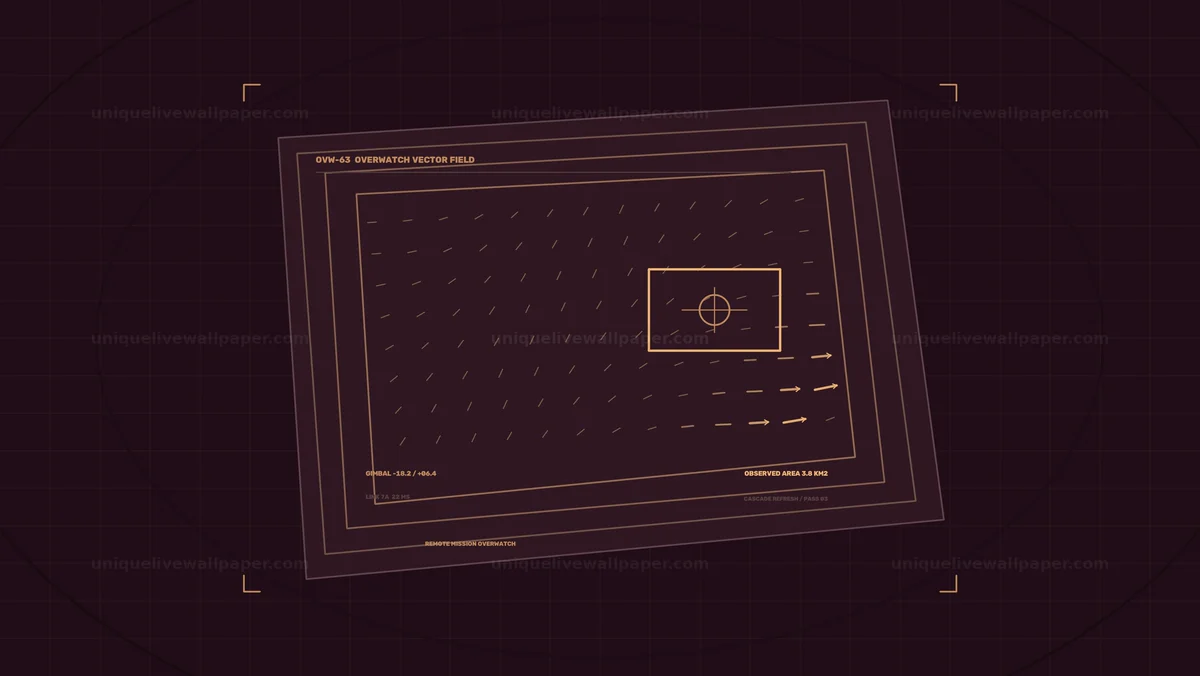 Combat Mission Status Targeting HUD Seamless Loop