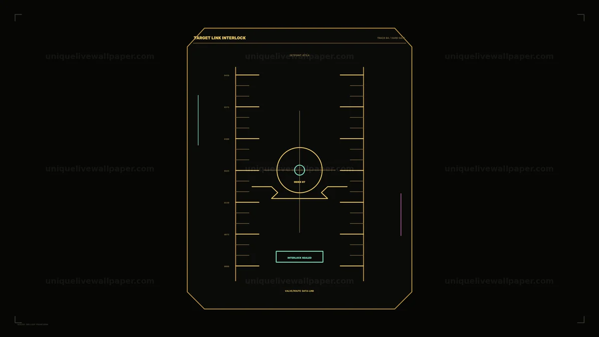 Defense Communication Target-Link HUD Seamless Loop
