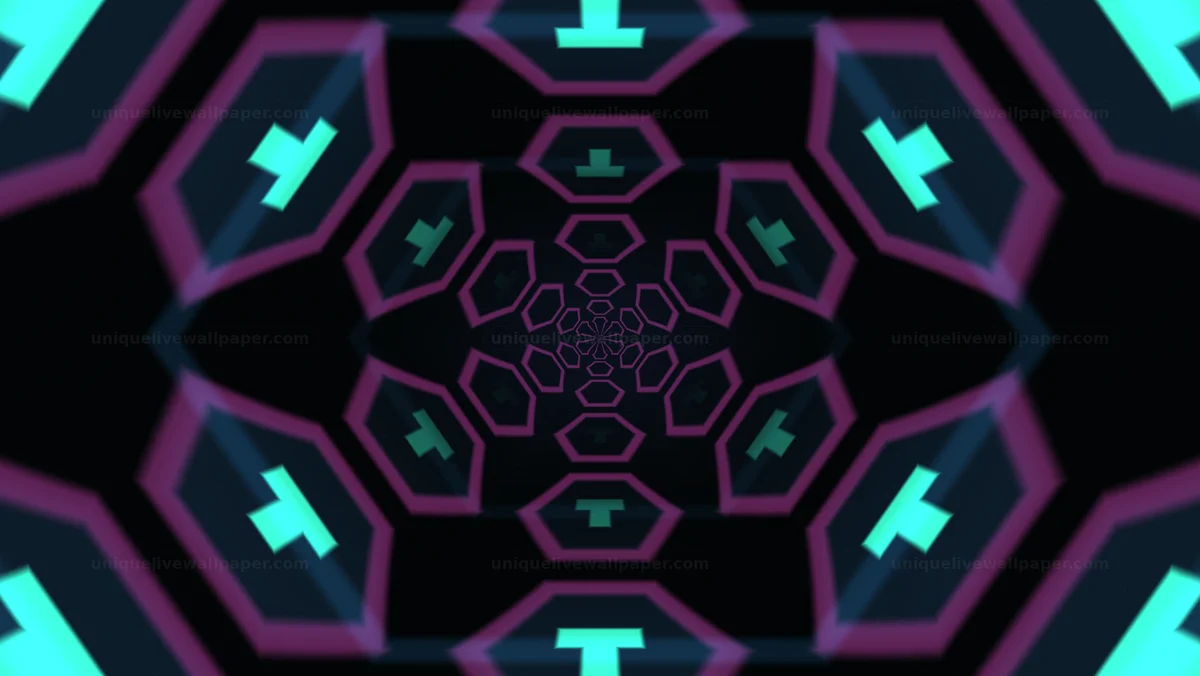 Watermarked thumbnail for Neon corridor text perspective animation creates dynamic visuals