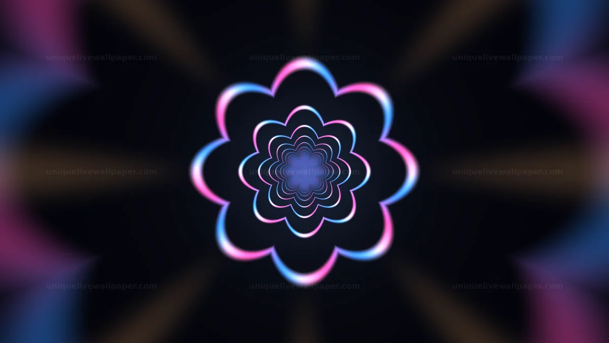 Watermarked thumbnail for Abstract Neon Space Tunnel Background Seamless Loop