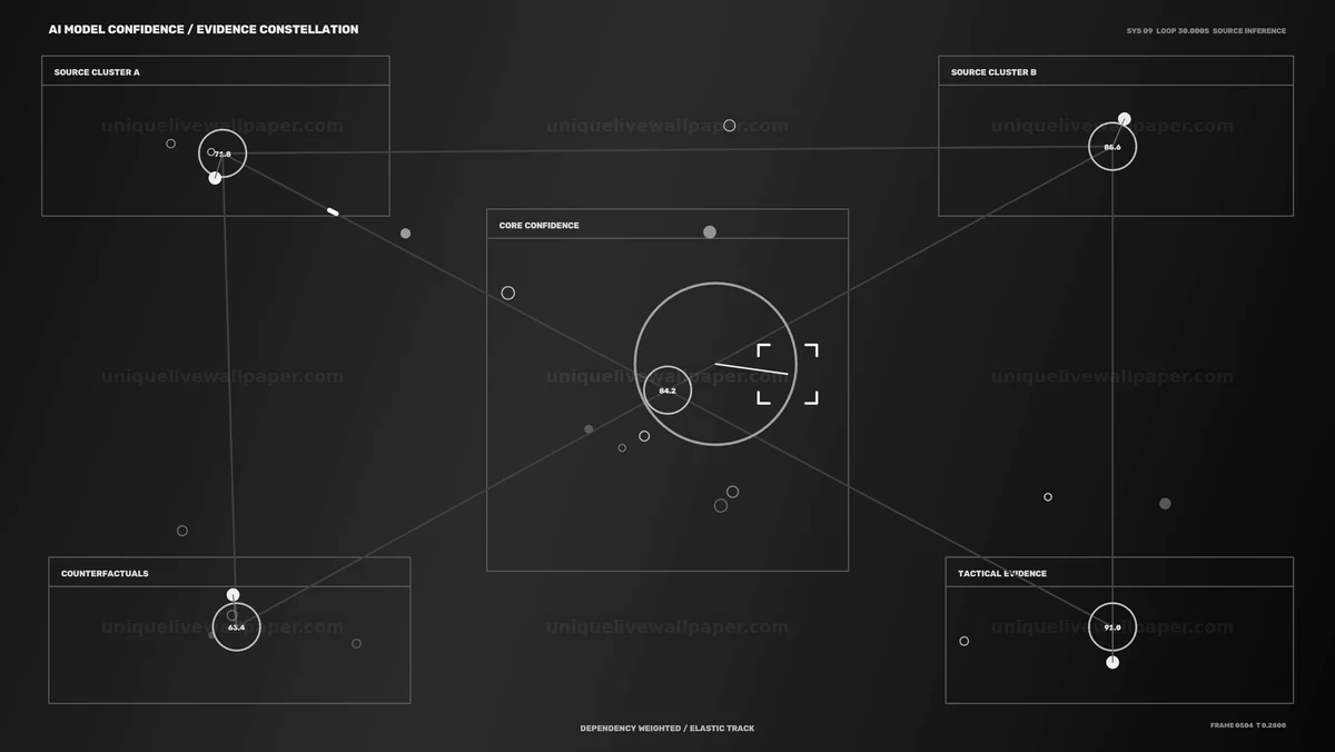 Watermarked thumbnail for AI Model Confidence Diagnostic HUD Seamless Loop