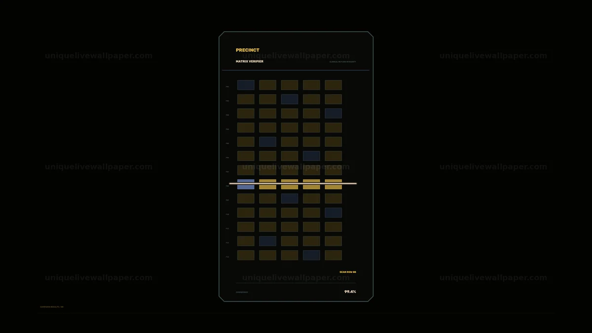 Campaign Results Matrix HUD Seamless Loop
