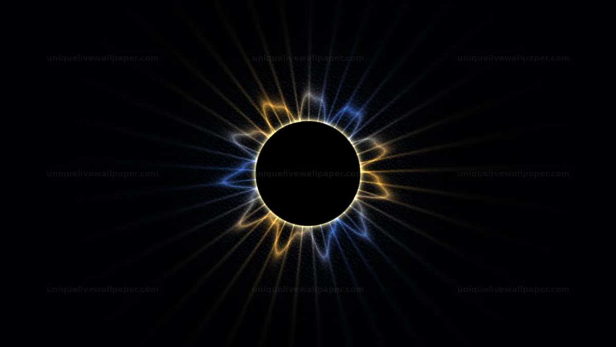 Eclipse Shadow Wave Background Seamless Loop