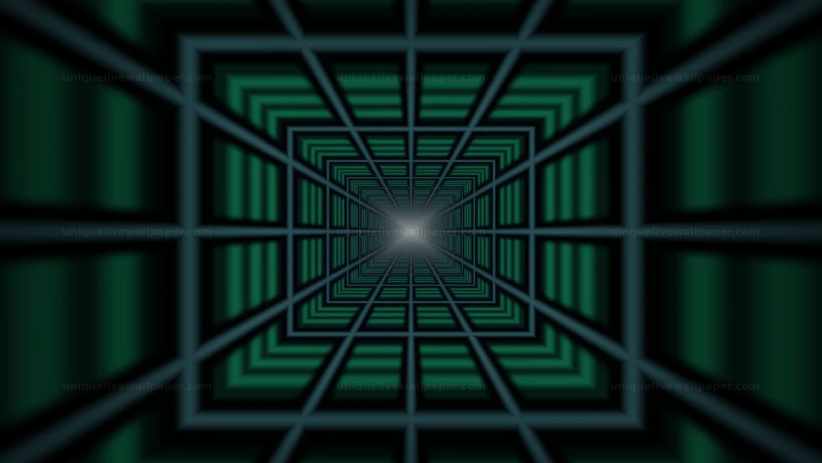 Glowing Tunnel End Point Background Seamless Loop