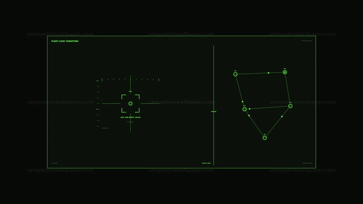Watermarked thumbnail for Military Target Lock HUD Seamless Loop