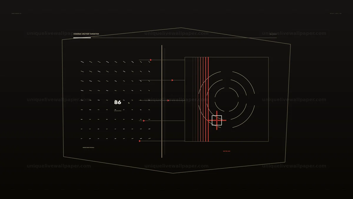 Battery Charging Progress HUD Display Seamless Loop