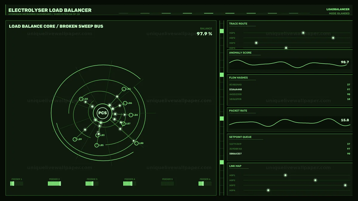 Industrial Load Balancer HUD Seamless Loop