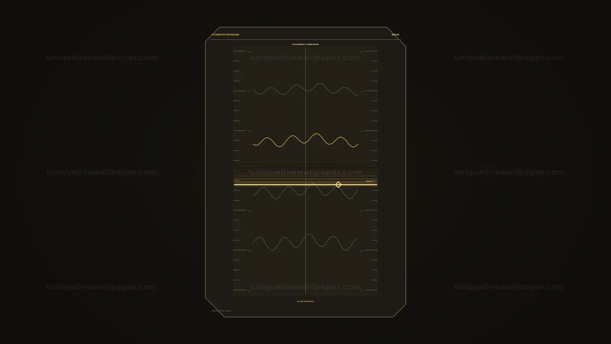 AI Cognitive Processing HUD Seamless Loop