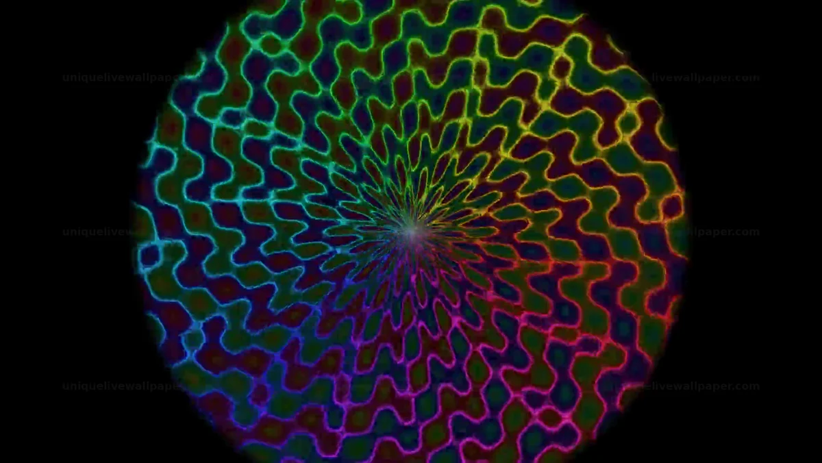 Color Shifting Mandala Vortex Seamless Loop