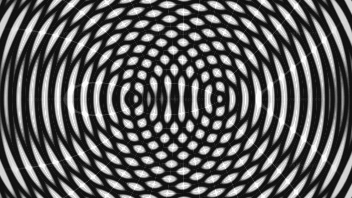 Watermarked thumbnail for Black and White Concentric Circles Seamless Loop