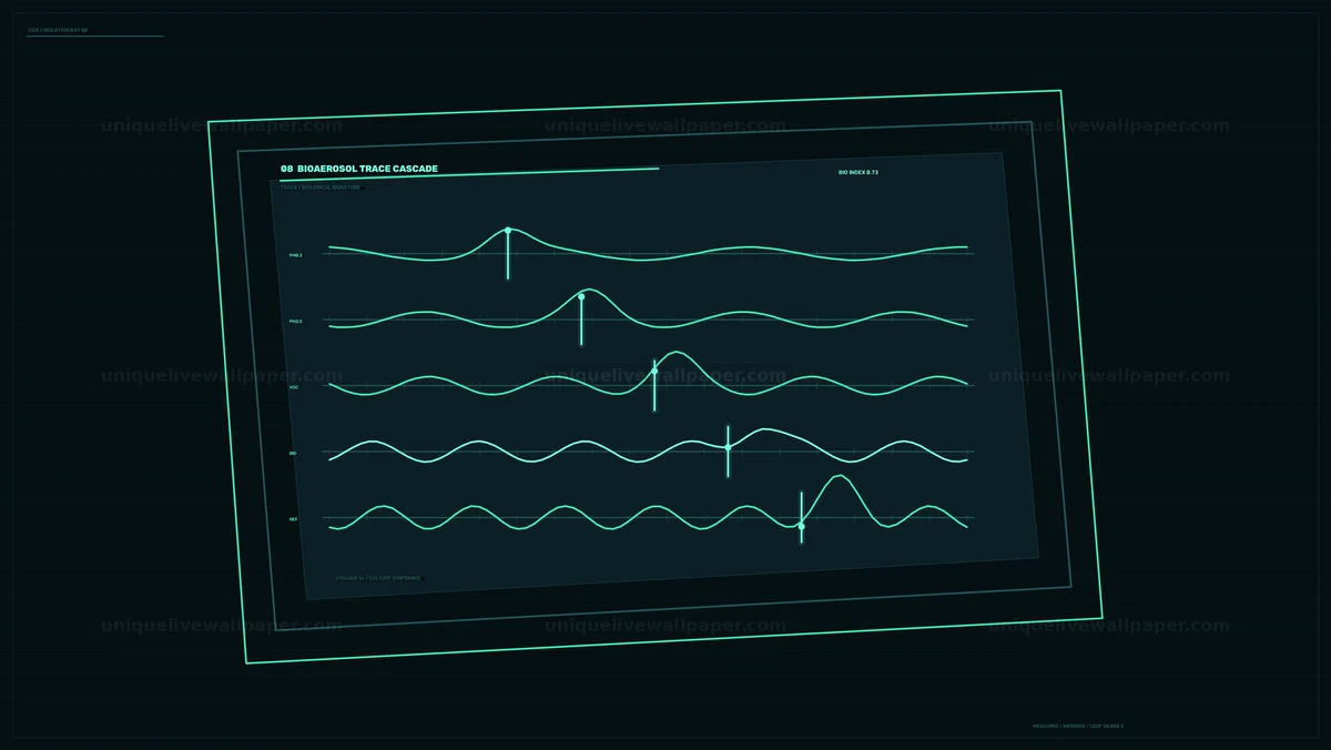 Watermarked thumbnail for Contamination Detection Diagnostic HUD Seamless Loop