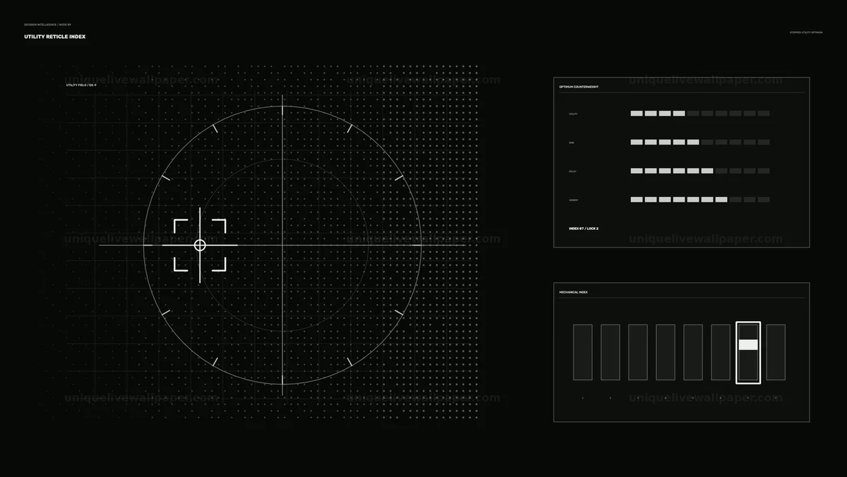 Decision Intelligence Data HUD Seamless Loop