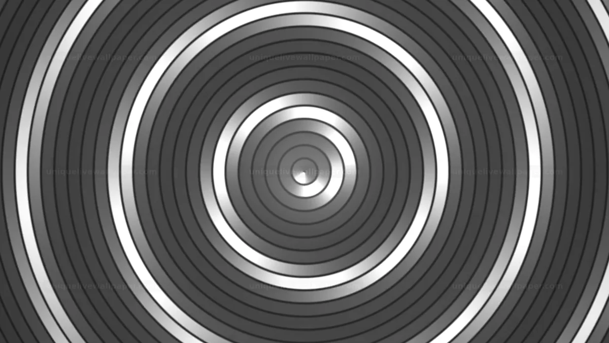 Watermarked thumbnail for Grayscale Hypnotic Concentric Rings Seamless Loop
