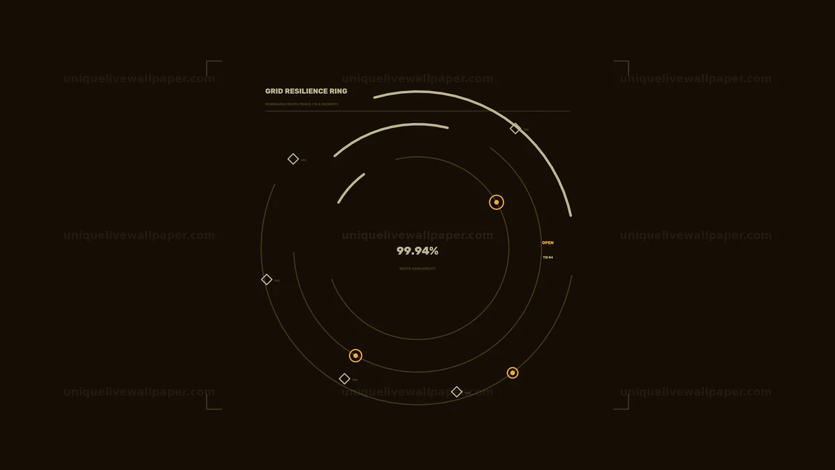 Watermarked thumbnail for Grid Resilience Monitoring HUD Seamless Loop