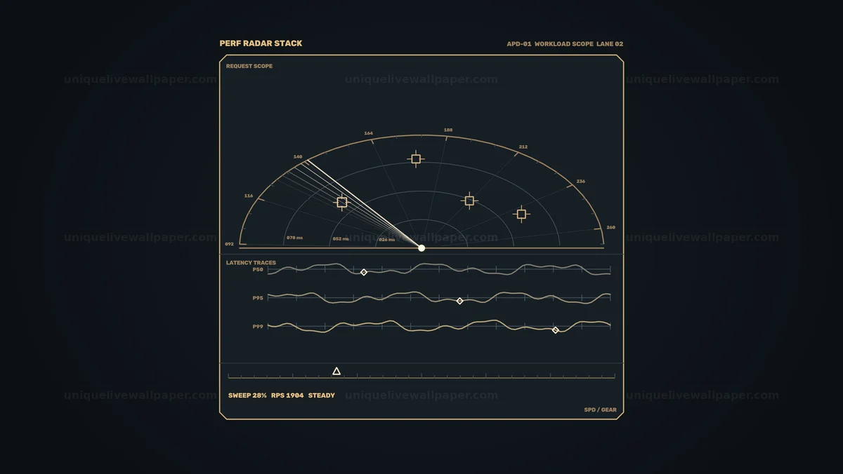 Performance Radar HUD Seamless Loop